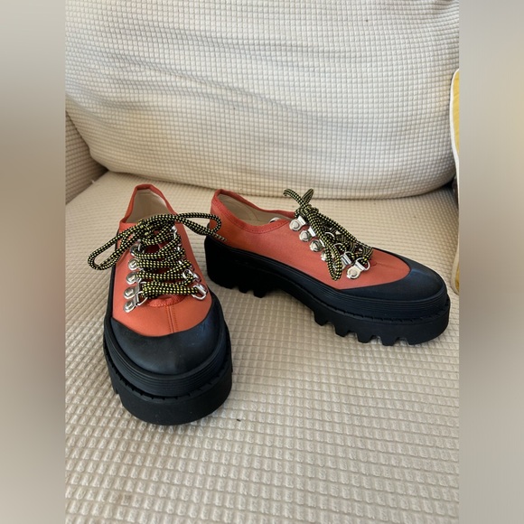 Proenza Schouler Cloth Lace Up Shoes - Picture 2 of 6